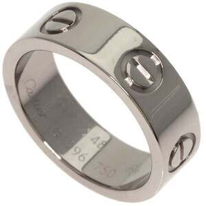 CARTIER Silver Love Ring #48